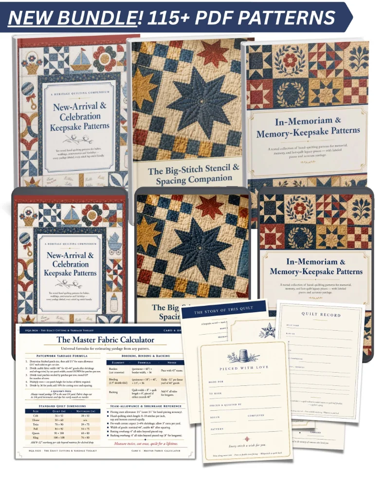 The Keepsake Hand-Quilting Pattern Pack