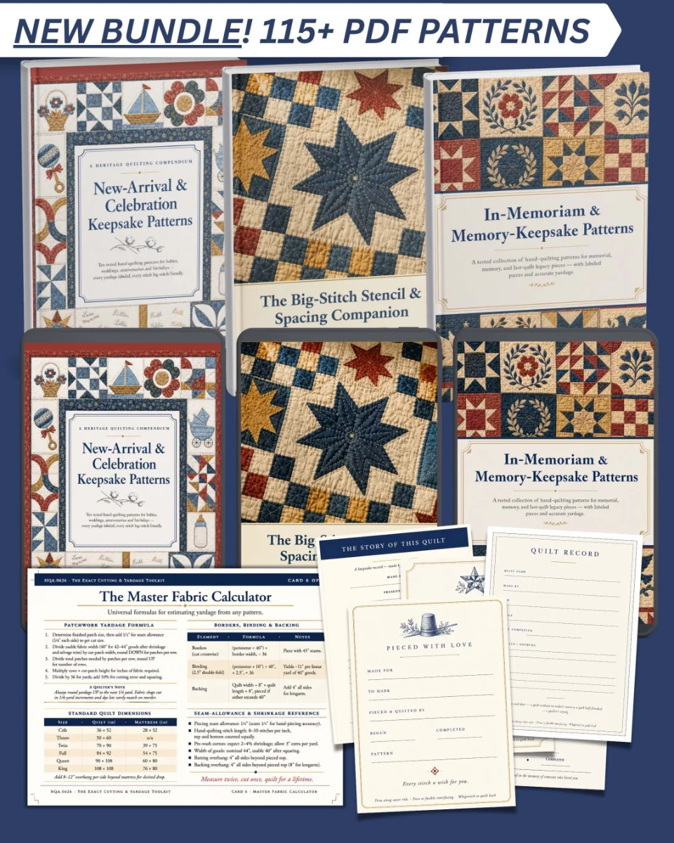 The Keepsake Hand-Quilting Pattern Pack